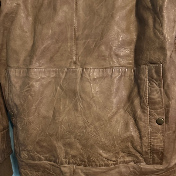 NICHOLAS K Sultan Jacket - Brown Leather Toggle Coat - Picture 9 of 16